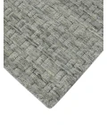 Houston Aliya Gray Hand-Woven Wool Area Rug