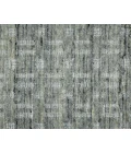 Houston Aliya Gray Hand-Woven Wool Area Rug