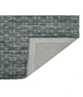 Houston Aliya Turq Gray Hand-Woven Wool Area Rug