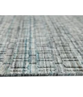 Houston Aliya Turq Gray Hand-Woven Wool Area Rug