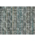 Houston Aliya Turq Gray Hand-Woven Wool Area Rug