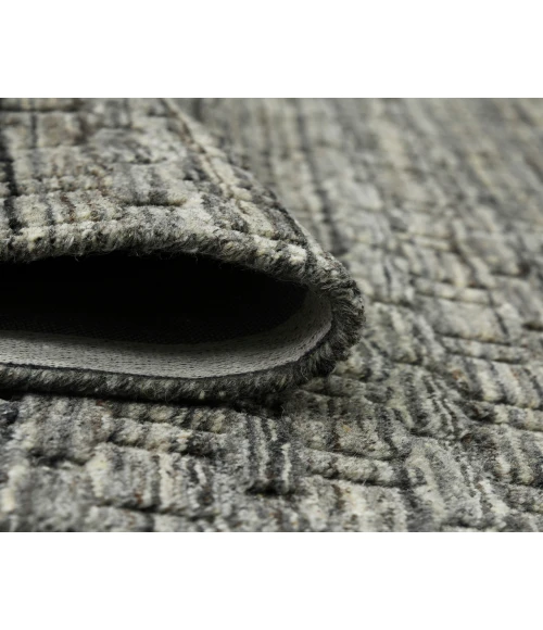 Houston Aliya Brown Hand-Woven Wool Area Rug