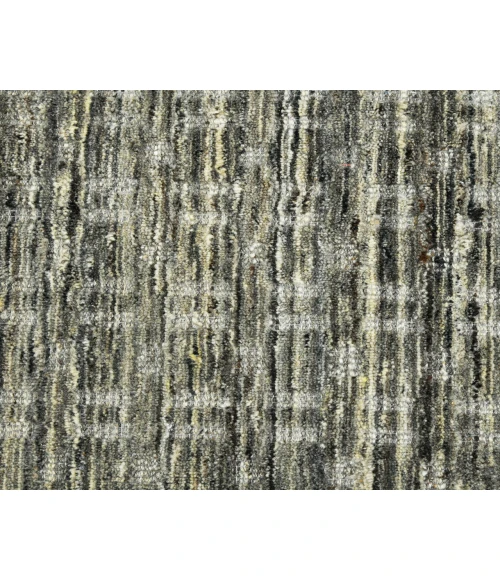 Houston Aliya Brown Hand-Woven Wool Area Rug