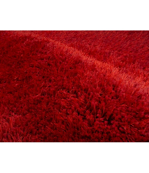Amer Illustrations Suma Red Polyester Shag Area Rug 8'x11'