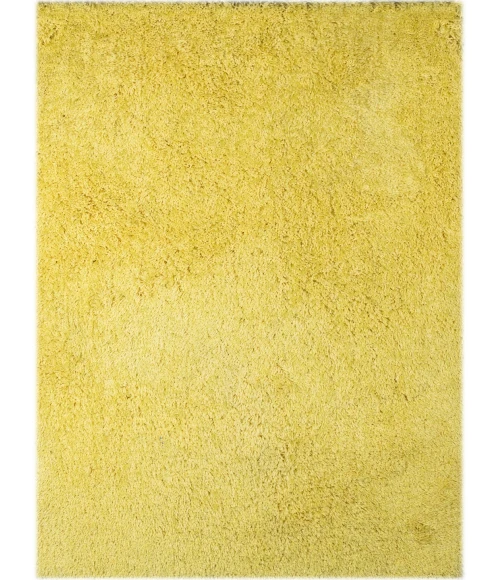 Amer Illustrations Suma Yellow Polyester Shag Area Rug 8'x11'