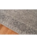 Amer Inara Everly Light Gray Hand-Woven Wool Blend Area Rug 10'x14'