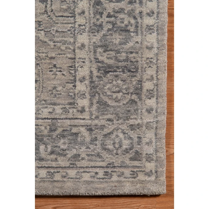 Amer Inara Everly Light Gray Hand-Woven Wool Blend Area Rug 10'x14'