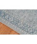 Amer Inara Blanche Aqua Hand-Woven Wool Blend Area Rug 9'x12'