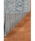 Amer Inara Blanche Aqua Hand-Woven Wool Blend Area Rug 9'x12'
