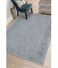 Amer Inara Blanche Aqua Hand-Woven Wool Blend Area Rug 9'x12'