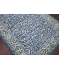 Amer Inara Blanche Blue Hand-Woven Wool Blend Area Rug 5'x8'