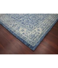 Amer Inara Blanche Blue Hand-Woven Wool Blend Area Rug 5'x8'