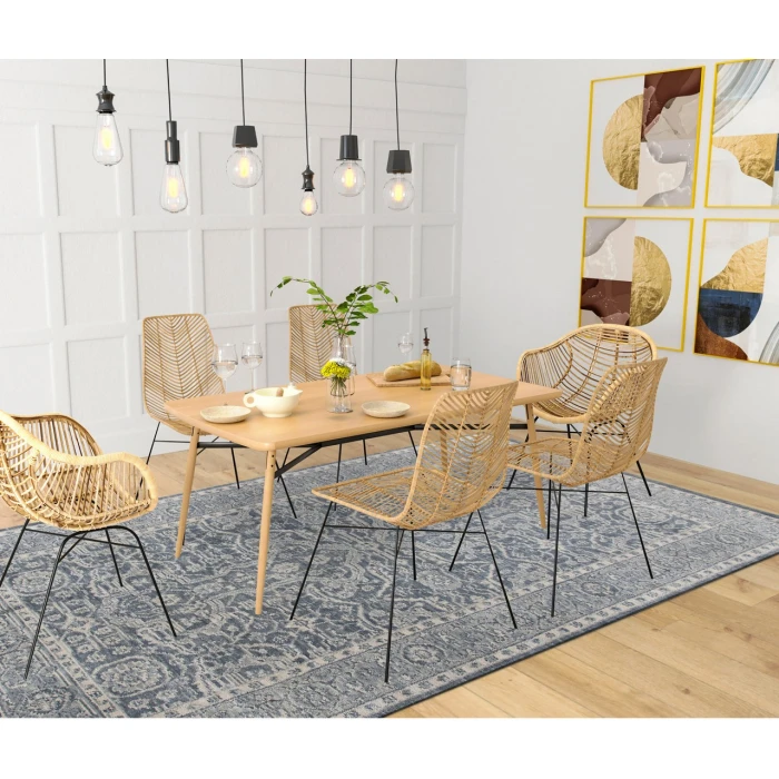 Amer Inara Dark Gray INA-2 8ft. x 10ft. Rect. Rug