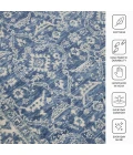 Amer Inara Denim Blue INA-9 2ft. x 3ft. Rect. Rug