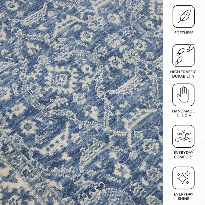 Amer Inara Denim Blue INA-9 2ft. x 3ft. Rect. Rug