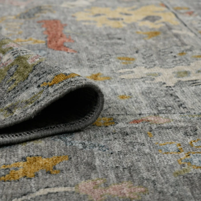 Amer Jaigarh Pigeon Gray/Pebble Gray JAI-17 10ft. x 14ft. Rect. Rug
