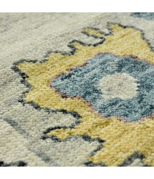 Amer Jaigarh Ivory/Cool Breeze JAI-18 8ft. x 10ft. Rect. Rug