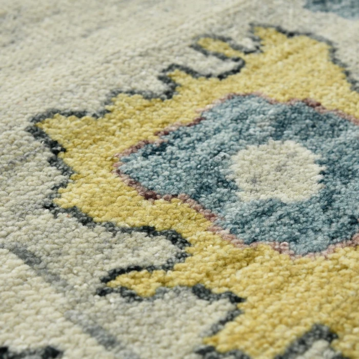 Amer Jaigarh Ivory/Cool Breeze JAI-18 2ft. x 3ft. Rect. Rug