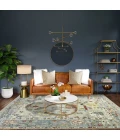 Amer Jaigarh Ivory/Cool Breeze JAI-18 8ft. x 10ft. Rect. Rug