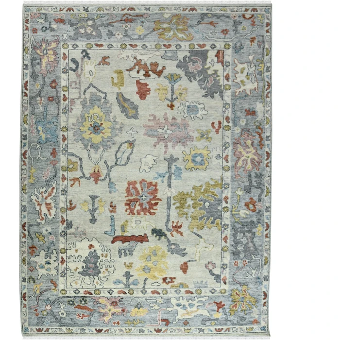 Amer Jaigarh Ivory/Cool Breeze JAI-18 2ft. x 3ft. Rect. Rug