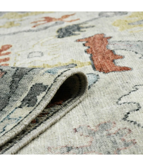 Amer Jaigarh Ivory/Cool Breeze JAI-18 8ft. x 10ft. Rect. Rug