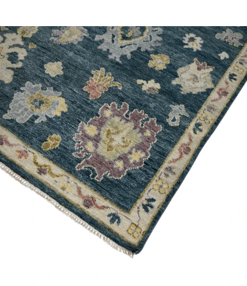 Amer Jaigarh Medium Blue JAI-20 8ft. x 10ft. Rect. Rug