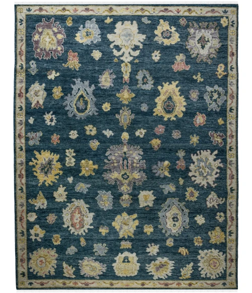 Amer Jaigarh Medium Blue JAI-20 8ft. x 10ft. Rect. Rug