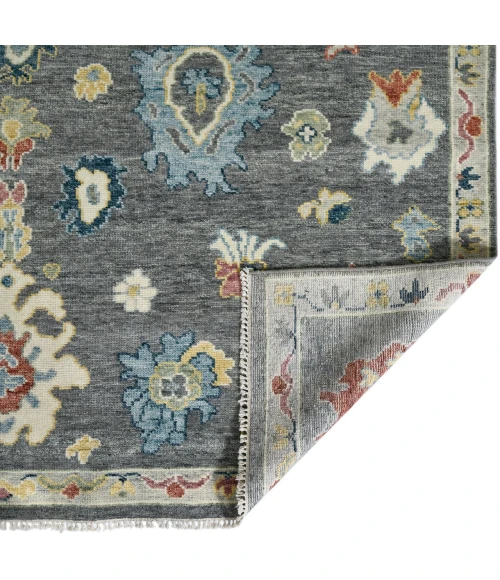 Amer Jaigarh Pebble Gray/Ivory JAI-21 8ft. x 10ft. Rect. Rug