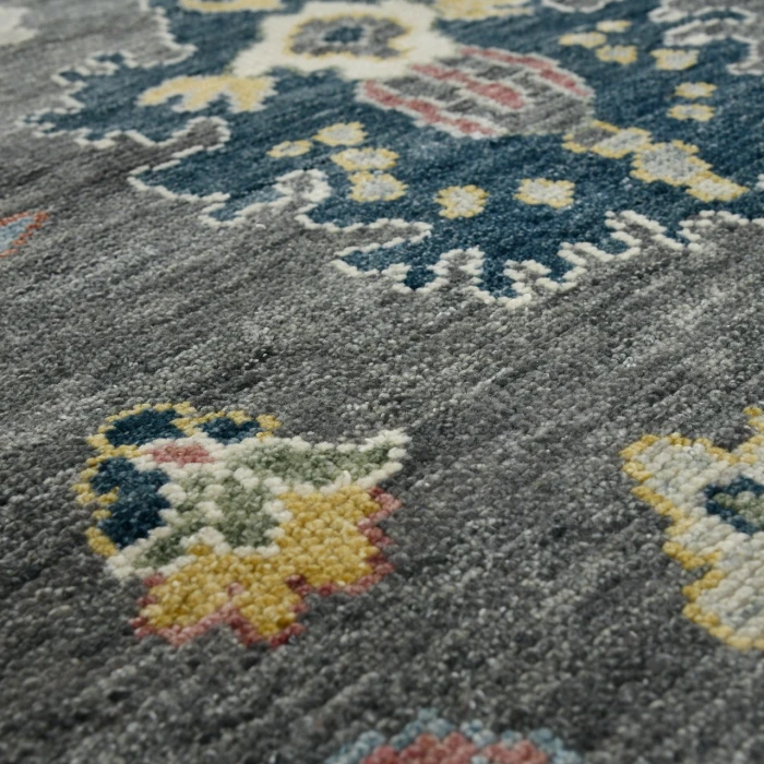 Amer Jaigarh Pebble Gray/Ivory JAI-21 2ft. x 3ft. Rect. Rug
