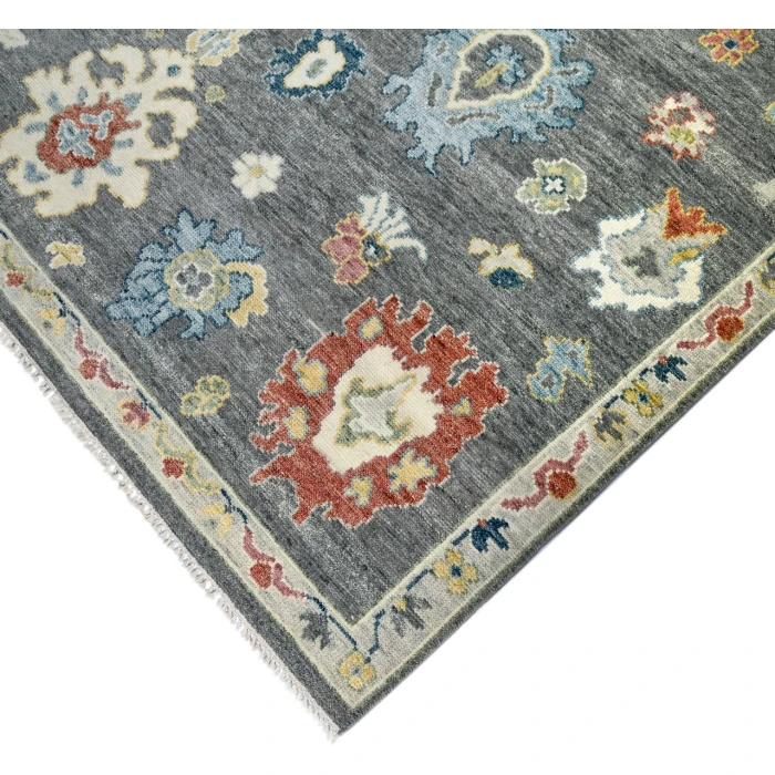 Amer Jaigarh Pebble Gray/Ivory JAI-21 2ft. x 3ft. Rect. Rug