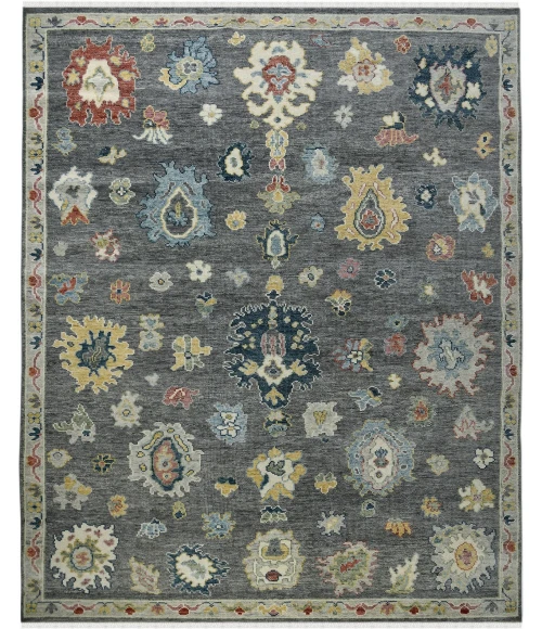 Amer Jaigarh Pebble Gray/Ivory JAI-21 8ft. x 10ft. Rect. Rug