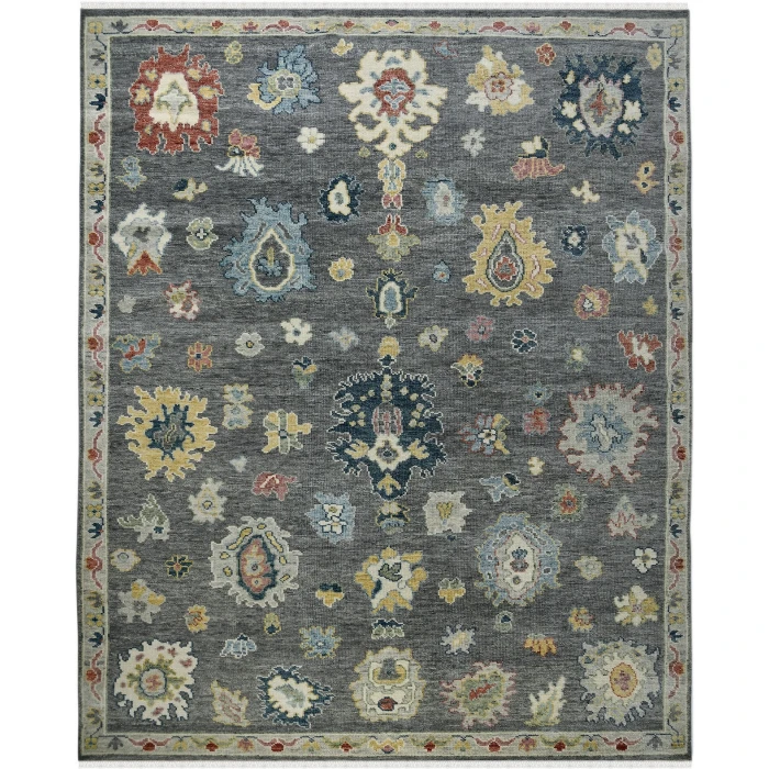 Amer Jaigarh Pebble Gray/Ivory JAI-21 2ft. x 3ft. Rect. Rug