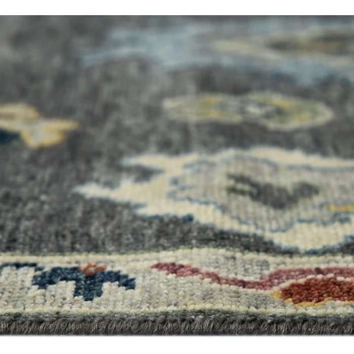Amer Jaigarh Pebble Gray/Ivory JAI-21 2ft. x 3ft. Rect. Rug