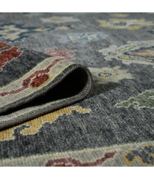 Amer Jaigarh Pebble Gray/Ivory JAI-21 8ft. x 10ft. Rect. Rug