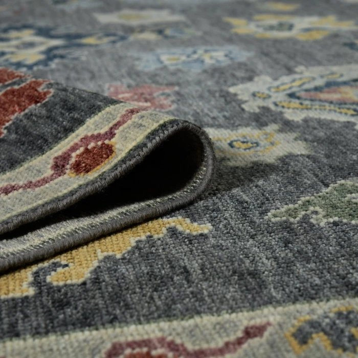 Amer Jaigarh Pebble Gray/Ivory JAI-21 2ft. x 3ft. Rect. Rug