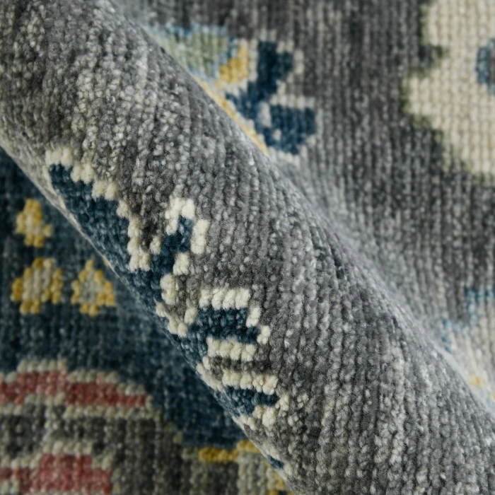 Amer Jaigarh Pebble Gray/Ivory JAI-21 2ft. x 3ft. Rect. Rug