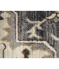 Jordan Eva Ivory/Blue Traditional Medallion Area Rug
