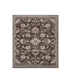 Amer Jordan Bea Brown Traditional Floral Rug 5'3" x 7'6"