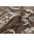 Jordan Bea Brown Traditional Floral Area Rug