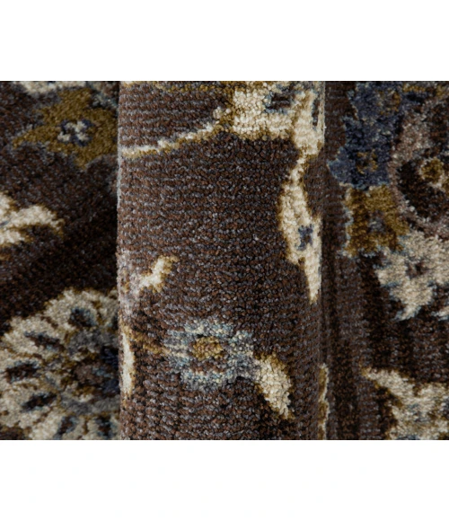 Jordan Bea Brown Traditional Floral Area Rug