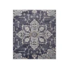 Amer Jordan Eva Purple Traditional Medallion Rug 5'3" x 7'6"