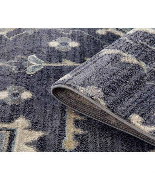 Jordan Eva Purple Traditional Medallion Area Rug