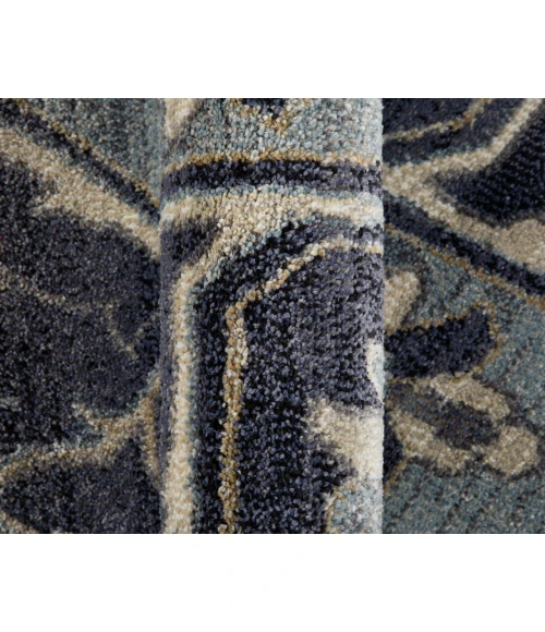 Jordan Eva Purple Traditional Medallion Area Rug