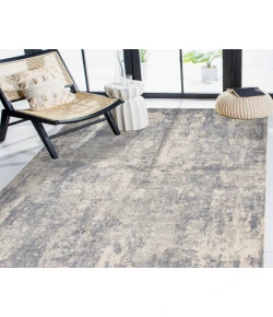 Amer Jordan Cary Light Gray Modern Abstract Rug 1'10" x 2'11"