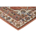 Jordan Bea Orange Traditional Floral Area Rug
