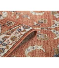 Jordan Bea Orange Traditional Floral Area Rug