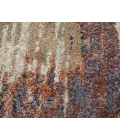 Jordan Delia Rust Modern Abstract Area Rug