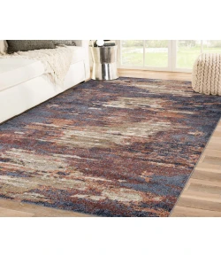 Amer Jordan Delia Rust Modern Abstract Rug 1'10" x 2'11"