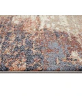 Jordan Delia Rust Modern Abstract Area Rug