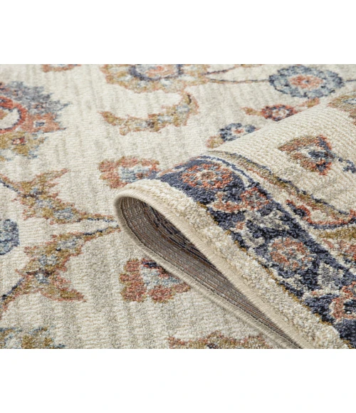 Jordan Bea Ivory Traditional Floral Area Rug